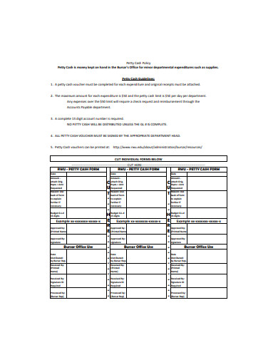 petty cash form template in pdf