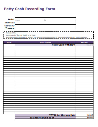 20+ Petty Cash Form Templates in Google Docs | Word | Pages | PDF | XLS