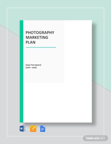 photography marketing plan template