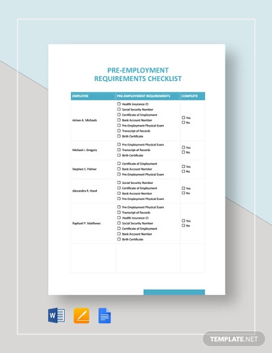 pre-employment-checklist-template1