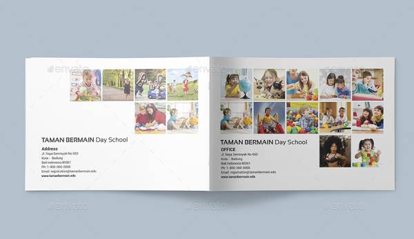 preschool brochure template