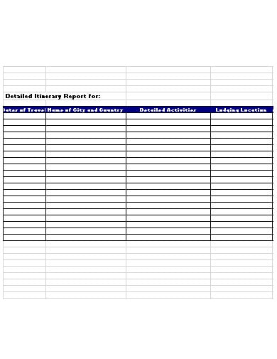 printable-itinerary-report-template
