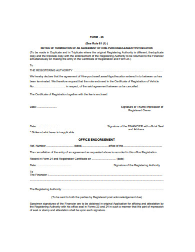 12+ Notice Agreement Templates - PDF