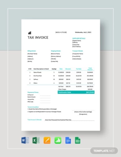 printable tax invoice template1