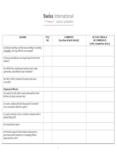 professional routine checklist template