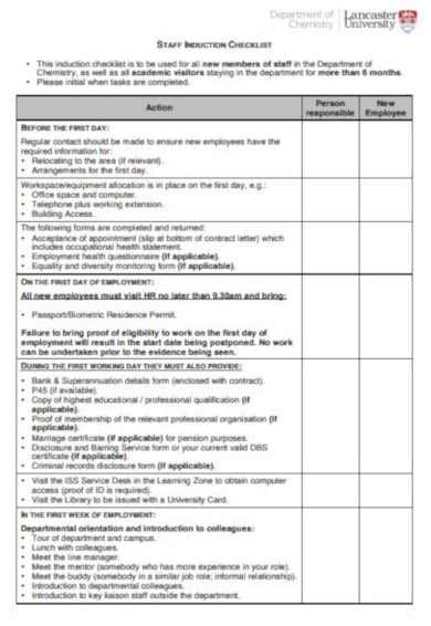 professional-staff-induction-checklist