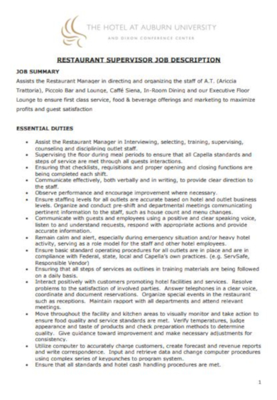 theatre general manager job description