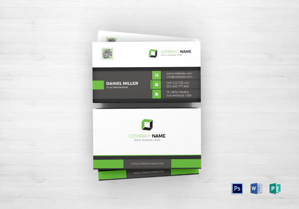 professional business card template