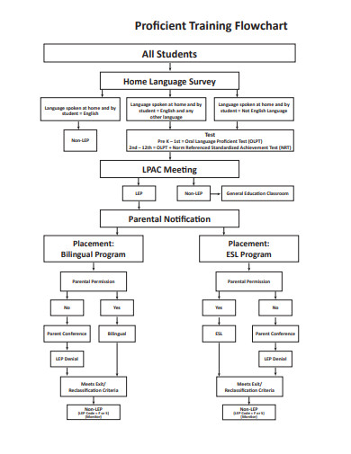 proficient flow chart template