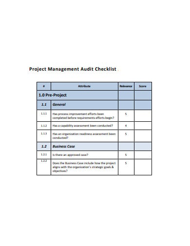 project-management-audit-checklist