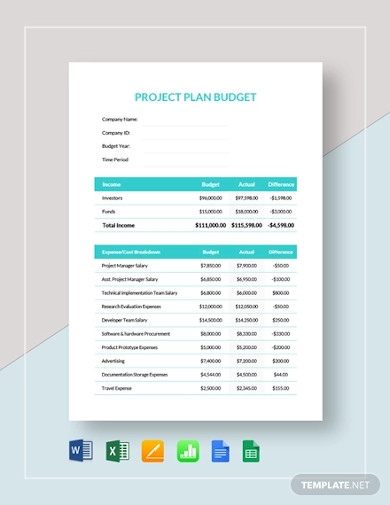 project plan budget template1