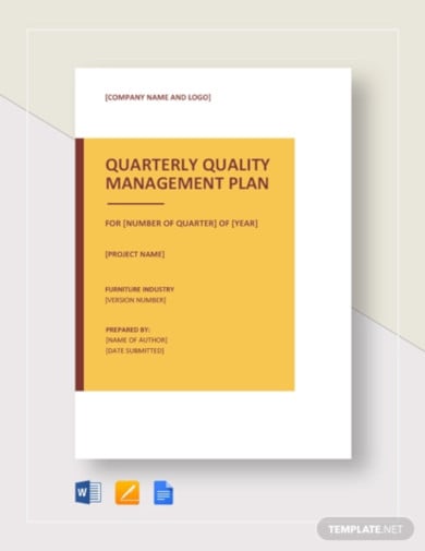 project quality management plan template2
