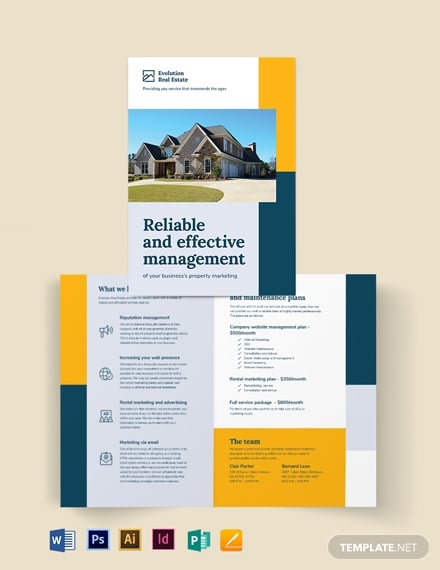 property-management-marketing-bi-fold-brochure