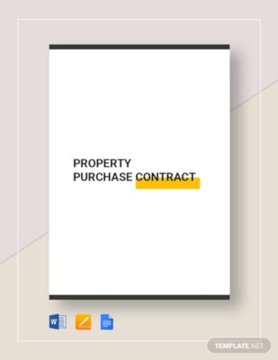 property purchase contract template