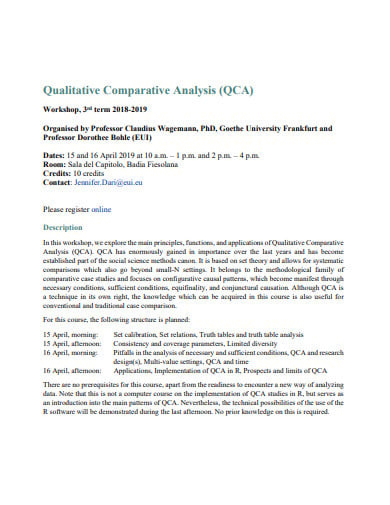 qualitative comparative analysis example