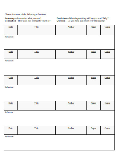 reading-log-sheet-examples