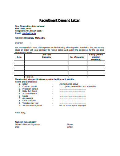 recruit demand letter template1