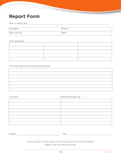 report-form-template