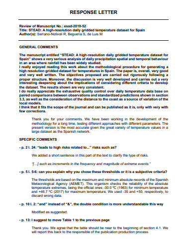 15+ Response Letter Templates in Google Docs | Word | Pages | PDF