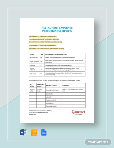 restaurant-employee-performance-review-form-template
