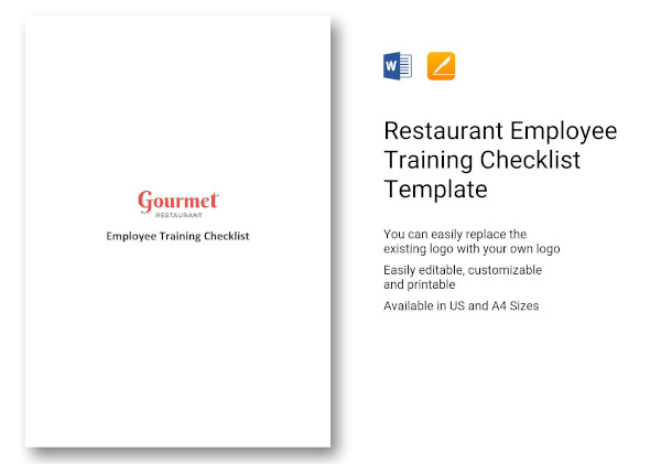 restaurant-employee-training-checklist-template