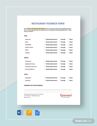 restaurant-feedback-form-template