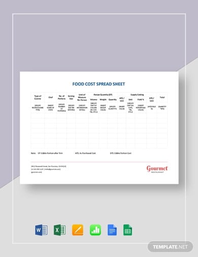 restaurant-food-cost-spreadsheet-template