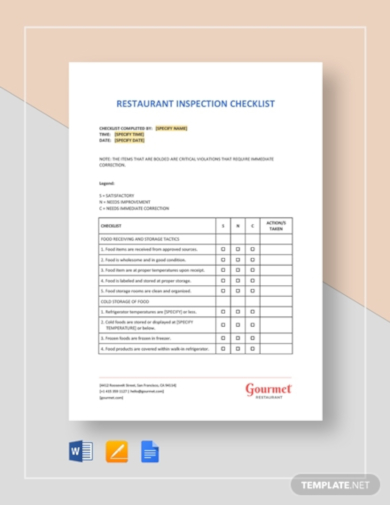 restaurant-inspection-checklist-template