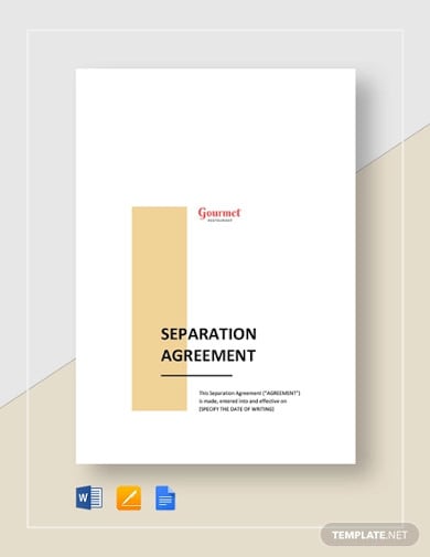 restaurant-separation-agreement-template