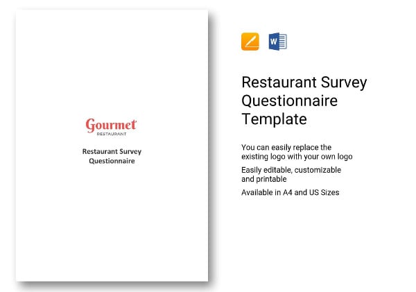 restaurant-survey-questionnaire-template