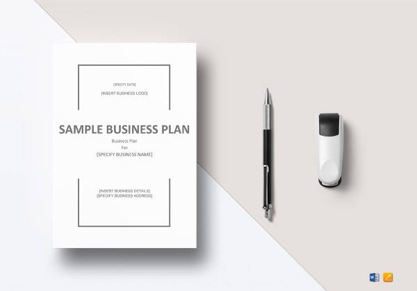 sample business plan mockup