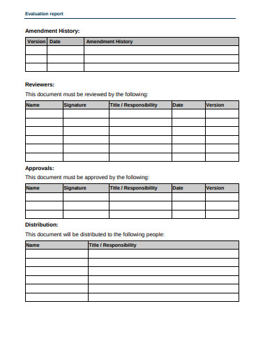 14+ Training Evaluation Report Templates - Google Docs, Word, Pages, PDF