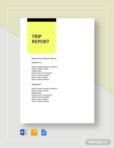 sample-trip-report-template
