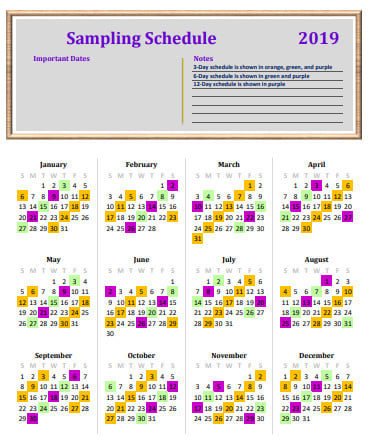 sampling-schedule-template