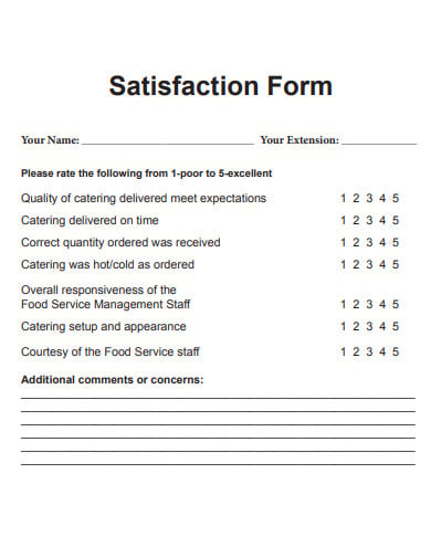 satisfaction form basic