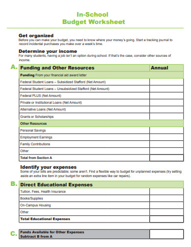 23+ School Budget Templates in Google Docs | Google Sheets | Excel ...