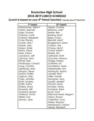 school-lunch-schedule-template