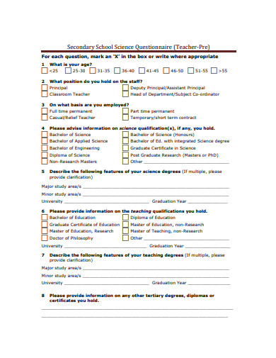 school-science-questionnaire-example