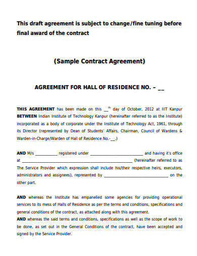 15 Contract Agreement Templates Google Docs Word Pages PDF