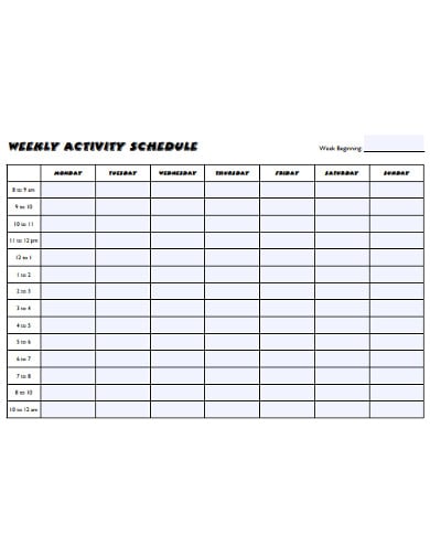 simple-weekly-activity-schedule