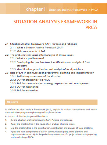 situation analysis framework