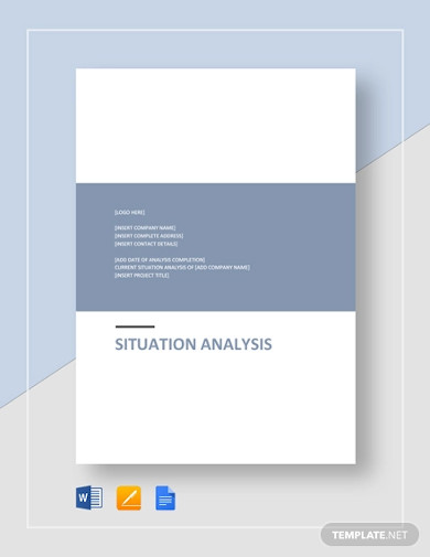 situation analysis template1