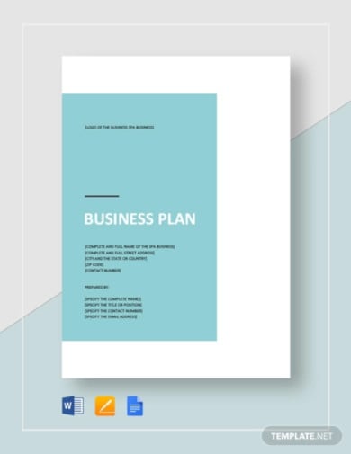 spa-business-plan-template