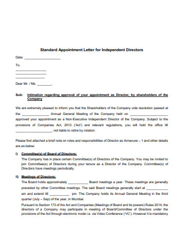 14+ Appointment Letter Templates - Google Docs, Pages, Word, PDF