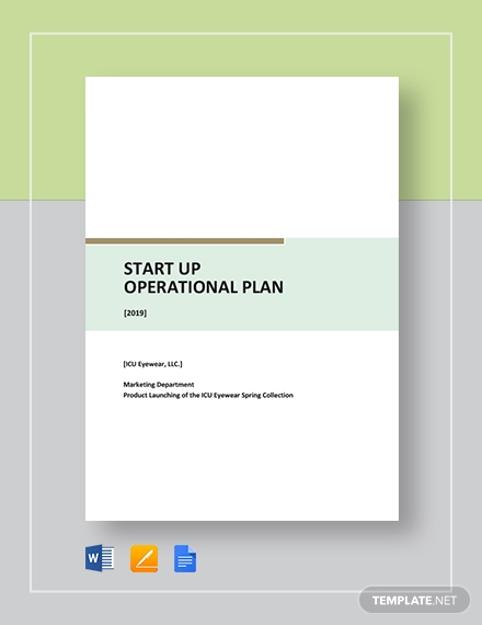startup operational plan