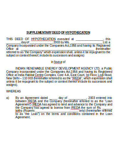 supplementary-deed-of-hypothecation