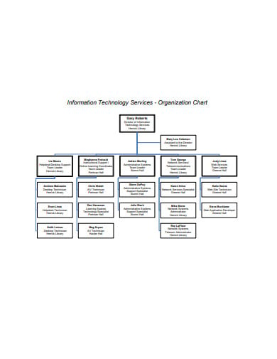 technology organization chart example