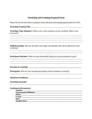 training proposal form in pdf