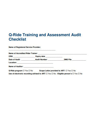 training-and-assessment-audit-checklist-template