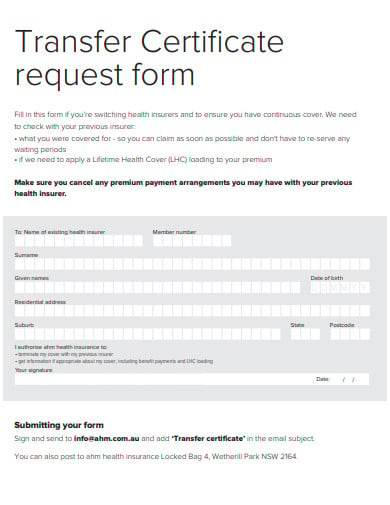 transfer-certificate-request-form-template